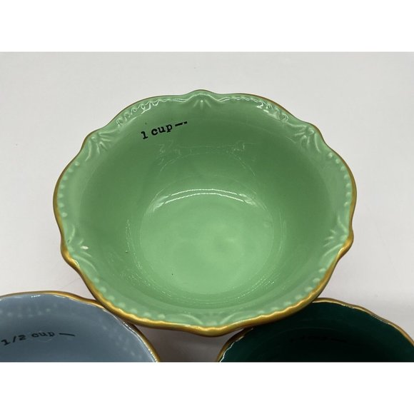 Pioneer Woman ~ Set Of 4 Nesting Measuring Bowls ~ Vintage Floral Kitchenware - Picture 8 of 16